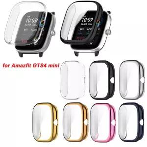 Huami Amazfit GTS 4 mini용 슬림 TPU 보호 커버 화면 케이스