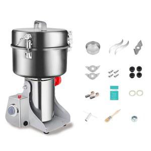 EXGIZMO 스윙 곡물 밀 2500G 전기 분쇄기 스테인리스 스틸 분쇄기 4500W 고속 스파이스 허브 상용 초미세 기계 건조 110V