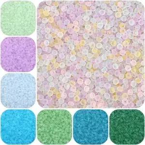 2mm 설탕 장식 매트 Seedbeads 유니폼 라운드 스페이서 비즈 유리 체코 구슬 DIY 귀걸이 목걸이 쥬얼리