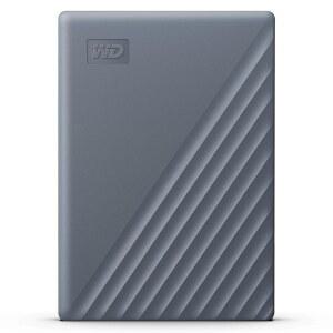 WD 2TB 마이 패스포트 휴대용 하드 드라이브, USB-C 및 USB-A, 윈도우 PC, 맥, 크롬북, 게임 콘솔 및 모바일 장치와 함께 작동, 백업 소프트웨어 및 암호 보호 - WDBWML0020BGY-WESN