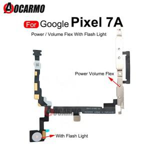 플래시 라이트 플렉스 케이블 교체 부품, Google Pixel 7A 전원 켜기/끄기 볼륨 업 다운