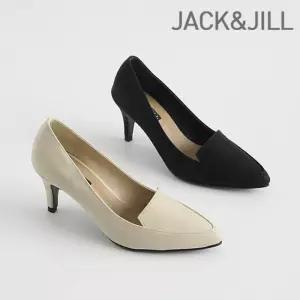 잭앤질 7cm 누벅 트임 스틸레토힐(JC1543)