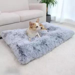 [반려] 부드러운 강아지 고양이 사각 방석 펫쿠션 80x55cm 반 반려동물 폭신 침대