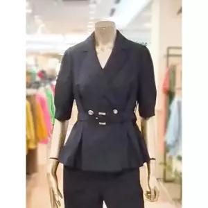 미니멈 세이브존03 핀턱 벨트 자켓 M1BGWJ3850