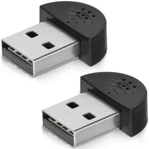 KISEER USB 2.0 미니 마이크 2개, 플러그 PC /데스크탑 야후 구글 MSN, 보이스 노트북 플레이 앤 검색 및 스카이프, 유튜브, 게임용 녹음,