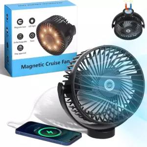 8000mAh 충전식 배터리 LED 조명 타이머 및 전원 출력 객실 천장과 벽에 자석으로 부착되는 마그네틱