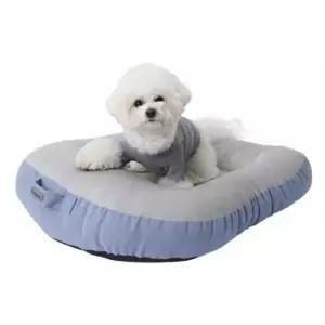 [반려] 강아지 극세사 투톤 쿠션 대형 1P 고양이 애견 숨숨집 강아지겨울방석