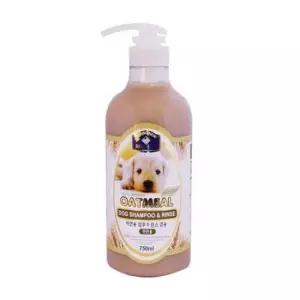 [반려] 뉴벨버드 오트밀 샴푸 린스 750ml 강아지 겸용샴푸 목욕용품 샴푸린스