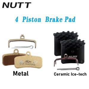 NUTT 4 Piston Y-5 Brake Pad Ceramics Heat Dissipation Cooling Disc Metal For Electric E-Bike Scooter
