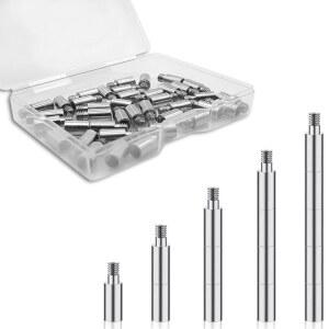 OWMOSYX 40 PCS 스크랩북 확장 포스트 & 나사, 앨범 액세서리, 사진 리필
