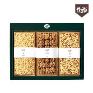 정과원 2025---008 잣,호두 세트 향 백잣200g 황잣200g 호두230g, 1SET