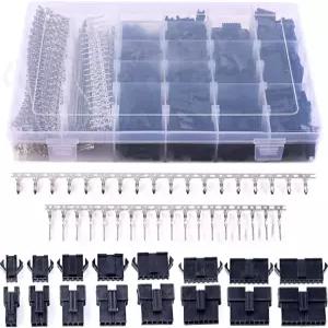글락스 1940Pcs 2.5mm 피치 2/3/4/5/6/7/8/9 핀 남녀 플러그 하우징 및 JST-SM 커넥터 구색 키트와