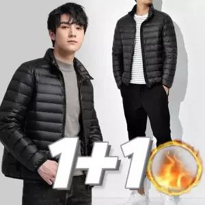 [하프클럽/]경량 이너 숏패딩 간절기 방한 조끼 아우터 점퍼