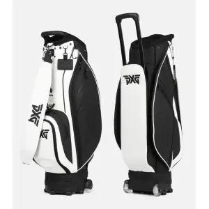 [하프클럽/퓨어텍]PXG 골프백 바퀴달린 캐디백 휠백 화이트 골프가방 남녀공