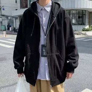 [하프클럽/]남성 후드 집업 자켓 가을 간절기 아우터 모자 달린 점퍼 티셔츠