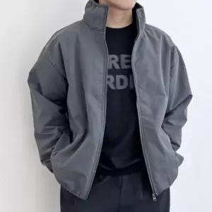[하프클럽/]남성 기모 집업 후드 카라 자켓 오버핏 점퍼 겨울 아우터