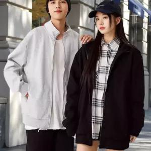 남녀공용 여름 간절기 하이넥 반목 얇은 집업 지퍼 점퍼 자켓 맨투맨 단체복