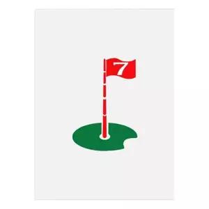 golf1004 골프면타겟 개인 스윙연습 깃발 국내산 연습용면타겟