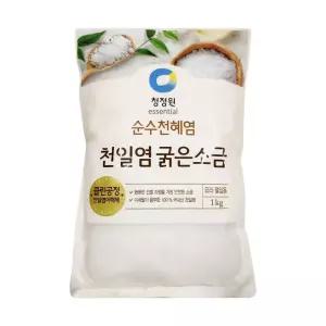 김장용 천일염 굵은소금 청정원 구이용소금 1KG 대용량 업소용미원 벌크조미료