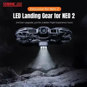 dji 호환 Neo 2 LED 랜딩 기어 야간 비행 네비게이션 라이트 플로팅 프로펠러 가드 짐벌 보호 케이스 액세