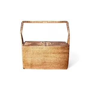 라탄 사각 바스켓 II 인테리어소품 소품함 과일바구니