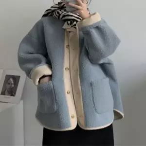 [하프클럽/셀럽하우스]데일리 캐주얼 점퍼 양털 뽀글이 후리스 자켓