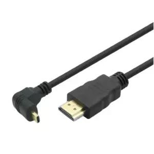 HDMI 젠더 Micro M - 30cm 꺾임형