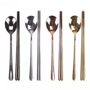 티타늄 수저 젓가락 세트 고급 숟가락 키친거