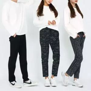 [하프클럽/]남녀공용 융털 안감 기모 작업바지 겨울 방한 밴딩 팬츠