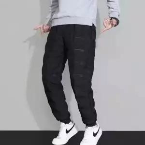 [하프클럽/]남성 겨울 방한 패딩 바지 조거 팬츠 방풍 기모 작업용 낚시 바