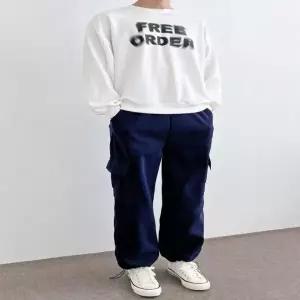 [하프클럽/]겨울 보온 안감 후리스 와이드 카고 팬츠 골덴 바지 6컬러