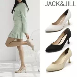 잭앤질 7cm 새틴 펌프스(JA3162)