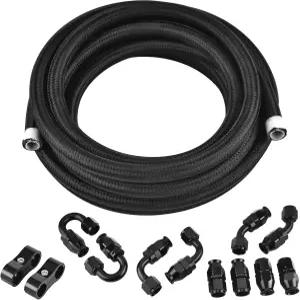 이블 에너지 6AN PTFE 연료 라인 키트 E85 나일론 땋은 호스 16FT 5/16인치 ID