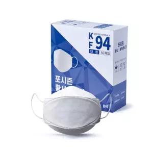 [아따맘]포시즌 KF94 황사 방역 마스크 대형 100매/4중구조/개별포장/국내생산