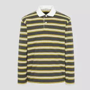 BEANPOLE 빈폴 25SS 스트라이프 칼라넥 티셔츠 - 그레이(BC5241C163) 225323