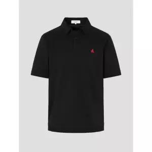 BEANPOLE 빈폴 26SS 오픈넥 소프트 반달피케 티셔츠 - 블랙(BC6342C335) 225287