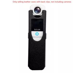 SJCAM c300 스포츠 카메라 액세서리 녹음기 백 클립 가죽 케이스 특수 블랙