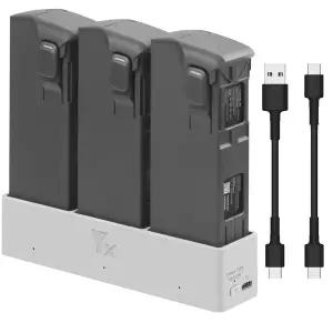 dji 호환 Avata 2용 드론 배터리 충전기 3방향 충전 허브 버틀러 액세서리