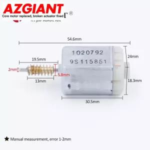 AZGIANT 1020792 자동차 백미러 엔진 모터 12V DC FC280 탄소 브러시 문짝 잠금 부품 전기