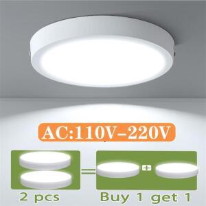 현대 Led 천장 조명 15/20/30W 패널 비품 AC 110V-220V 룸 거실 침실 주방 홈 장식