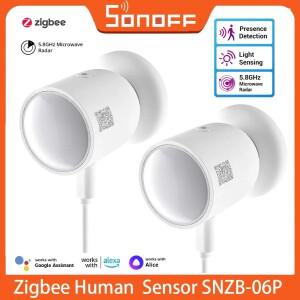 SONOFF SNZB 06P Zigbee 인간 존재 센서 SNZB-06P 감지기 모션 라이트 스마트 홈 자동화 Alexa Google과 함