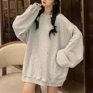 여성 코지핏 긴팔티셔츠 루즈핏 꾸안꾸 데일리룩 롱티