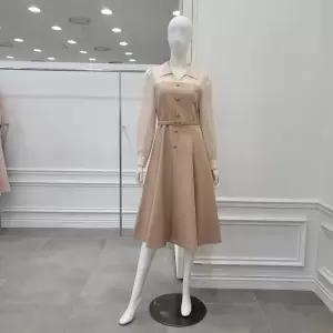 [미니멈]시스루 레이어드 플레어 원피스 (MYCAWO7340BE1)_IC