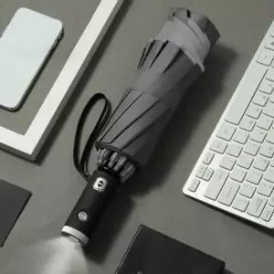 우산 장마우산 우산 그레이  거꾸로 완전자동 LED 불빛 WFOMLVM