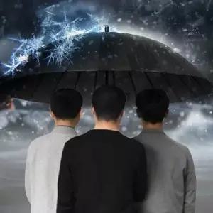 우산 대형 킹스맨 우산 장우산 소나기 우박 눈올때 3인용 WFOMLTE