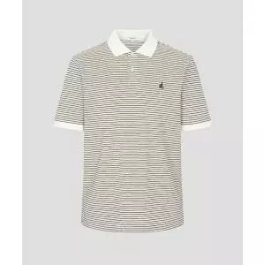 [국내정품] 빈폴 BEANPOLE MEN 멀티 스트라이프 칼라넥 티셔츠 브라운 BC6442C75D 121297