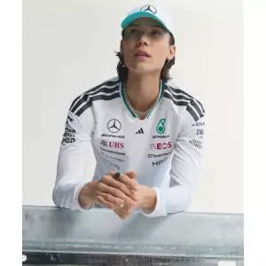 아디다스 메르세데스 - AMG F1 팀 드라이버 저지 어센틱 롱 슬리브 KE5308