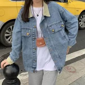 [하프클럽/셀럽하우스]데일리 캐주얼 가을 아우터 연청 데님 자켓