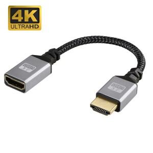 1080P 4K UHD 남성-여성 연장 케이블 위/아래/왼쪽/직각 A/V 와이어 숏 코드 PC HDTV STB xbox호환 모니터