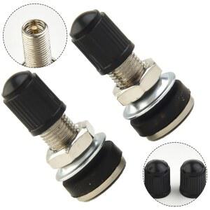 2PCS 라운드 32MM 오토바이 스쿠터 자전거 쿼드 튜브리스 마운틴 타이어 밸브 더스트 캡 자동차